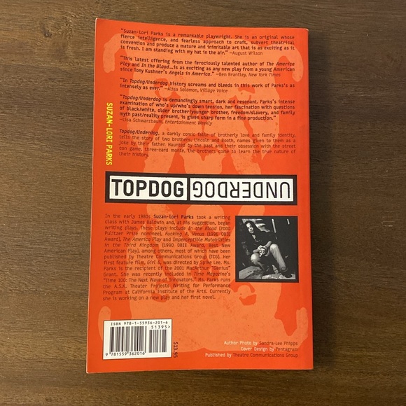 Topdog/Underdog by Suzan-Lori Parks (paperback) - Picture 4 of 5